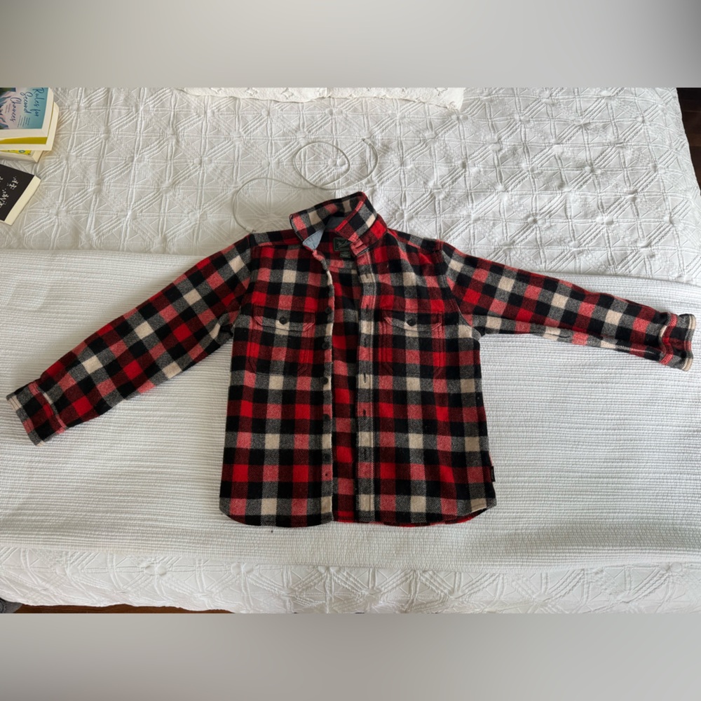 Woolrich Red and Black Checkered Shirt